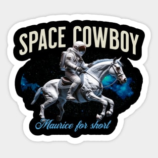 Space Cowboy Astronaut Sticker